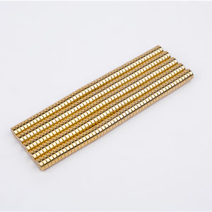 ก้อนแม่เหล็กนีโอดิเมียมกลมแผ่นกลมทรงสี่เหลี่ยมลูกบาศก์แม่เหล็กนีโอดิเมียมถาวรชุบทอง - Product Image 2