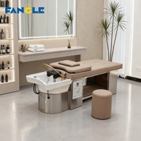 Lit de spa capillaire japonais en céramique pour salon de coiffure, vente en gros, table de lavage de cheveux, lit de spa capillaire, lit de shampooing