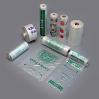 Sac à eau imprimé sur mesure, biodégradable, compostable, respectueux de l'environnement, en HDPE, LDPE, PLA, prix d'usine