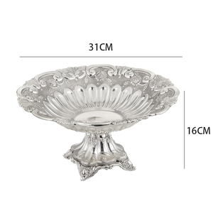 KHÁCH SẠN kim loại phục vụ Khay bạc tùy chỉnh sang trọng thép không gỉ lưu trữ khay cao cấp khách sạn sô cô la/bánh hiển thị khay - Product Image 5