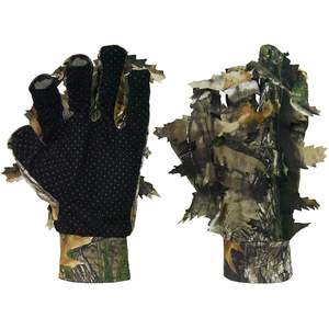 <b>Half</b> Finger Anti <b>Slip</b> Outdoor Gloves with Tree Camouflage Pattern for Fishing Photography Hiking and Nature Observation Use - Product Image 1