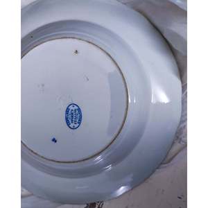 Set di Piatti Decorativi Italiani in Porcellana Inglese del Primo Novecento in Eccellenti Condizioni - Product Image 1