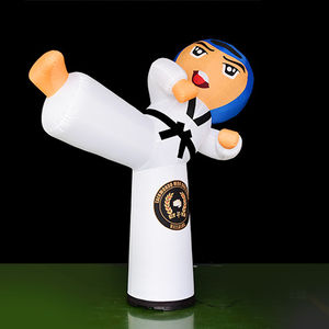 厂家价格发光二极管照明充气跆拳道男孩卡通人物广告充气有效促销 - Product Image 1