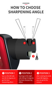 Top Seller professionale elettrico in acciaio al carbonio 180*56*71mm batteria affilacoltelli 220V/50HZ motorizzato utensile da cucina - Product Image 4