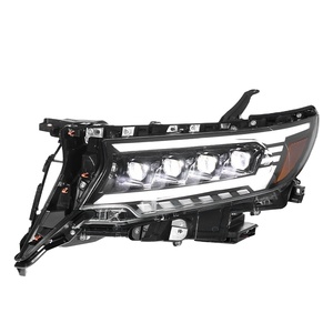 Conjunto de Faros Delanteros Modificados para Lc150 18-22, Luz Diurna LED, Señal de Giro Dinámica, Lente de 12V, Luz Diurna LED Mejorada - Product Image 3