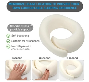 Nhà máy nóng Bán thiết kế thanh lịch tất cả các mùa sử dụng giảm đau cổ tử cung hình chữ U có thể tháo rời có thể giặt tùy chỉnh - Product Image 5