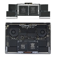 Batterie de remplacement OEM pour ordinateur portable A1953 pour MacBook Pro 15 pouces A1990 avec Touch Bar Année 2017-2018 11.40V 83.6WH