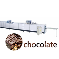 Nueva Línea de Producción y Moldeado de Chocolate a Medida TG para Plantas de Fabricación con PLC y Alta Productividad