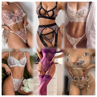 Sous-vêtements en maille filet de pêche pour femmes, sexy, ajustés, respirants, en tissu tricoté, taille exotique, vente en gros