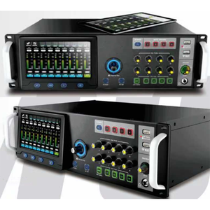 Console de mixage numérique avec 16 canaux micro/ligne et 2 canaux stéréo prenant en charge les applications Android et iOS - Product Image 1