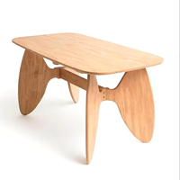 Table à manger en bois massif minimaliste nordique DISHI, table à manger moderne de luxe, 4, 6 ou 8 places, table à manger rectangulaire