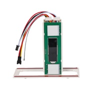 Contrôleur intelligent pour miroir LED de salle de bain 12V, tricolore CCT, avec double bouton tactile, fonction anti-buée, affichage de l'heure, de la température et du calendrier