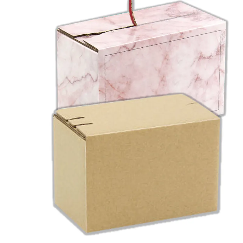 Fácil de rasgar cinta de doble cara sellado bajo MOQ caja de color de envío impresa personalizada con logotipo para caja de correo de ropa