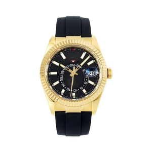 Diver Gold Watch Alta calidad 904L Acero inoxidable 42mm Movimiento mecánico de fábrica 336238 ZF 190g Tipo deportivo - Product Image 1