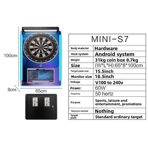 Macchina per Freccette a Gettoni con Gioco <span class=keywords><strong>Online</strong></span> Intelligente, Mini Plus per Sale Giochi - Product Image 3