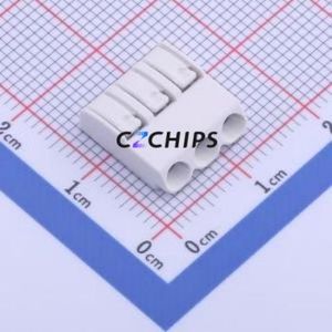 2060-453/998-404 Spring Terminal Block SMD,P=4mm Connector ( Construction: 1x3P )( Pitch: 4mm )( Color: White ) - Product Image 1