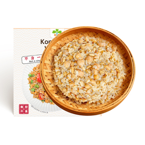 Riz de konjac instantané au micro-ondes, végétalien, prêt à manger, repas équilibré, substitut de repas pour un usage quotidien ou d'urgence - Product Image 1
