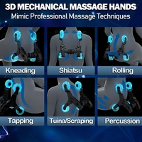 Fauteuil de massage avec rouleau pour les pieds, design zéro gravité, gain de place, moderne, de haute qualité, confortable, fauteuil de massage de haute qualité