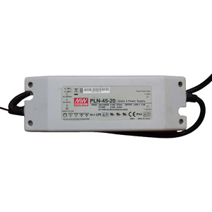 หมายถึง PLN-45-20 45W เอาต์พุตเดี่ยว LED พาวเวอร์ซัพพลายระดับ2 100-240V AC 20V DC 2.3A IP64 - Product Image 1
