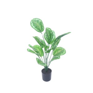 Planta Artificial Spathiphyllum Plantas Verdes Tortuga-back <span class=keywords><strong>Bonsai</strong></span> Plantas en maceta Hogar Jardín Greening Decoración - Product Image 1