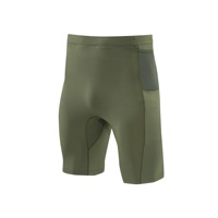 Short de compression tricoté multi-poches pour homme, coupe courte, haute élasticité, pour l'entraînement cycliste, le marathon, le fitness et la course sportive