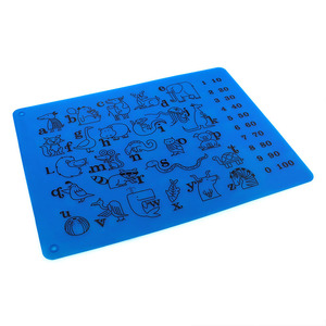 Tapis de table extra large classique écologique en silicone de 7mm d'épaisseur, bloc-notes confortable <span class=keywords><strong>pour</strong></span> enfants, napperon collant imperméable - Product Image 2