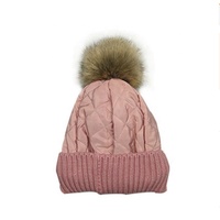 Gorro de Lana para Invierno, Gorro de Punto con Forro de Terciopelo, Impermeable, Grueso, para Otoño e Invierno