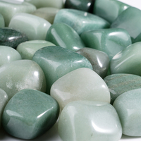 Cristaux d'aventurine verte naturelle, pierres de guérison, pierres roulées, pierres en vrac, 20-25 mm, 100% naturelles, classiques et volumineuses
