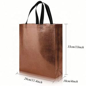 Sac fourre-tout en tissu non tissé réutilisable personnalisé Sac à provisions non tissé de Noël pour cadeau - Product Image 3