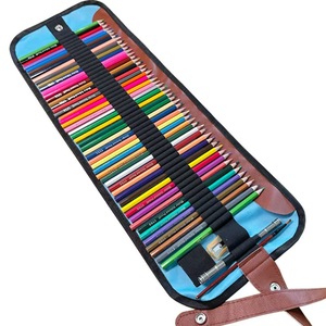 Bolsas de Almacenamiento de Lona Plegables y Portátiles con Cierre, para Materiales de Pintura, con Múltiples Orificios, Estuche para Lápices de Colores - Product Image 4