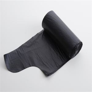 Bolsa de Basura de Plástico HDPE/LDPE Personalizada para el Hogar, con Cierre Superior Tipo Lazo, Sellado Inferior en Forma de Estrella, Bolsa de Basura con Parte Superior Ondulada en Rollo - Product Image 2