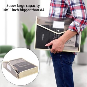 New <span class=keywords><strong>A4</strong></span> nhựa đầy màu sắc tập tin Pocket rõ ràng mở rộng Bảo vệ tập tin thư mục tài liệu không thấm nước Pouch Túi - Product Image 6