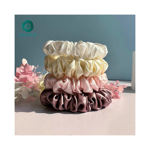 उच्च गुणवत्ता वाले लोचदार रबर बैंड स्क्रैचकी सहायक 16 मिमी ठोस रंग 100% शहतूत के लिए - Product Image 1