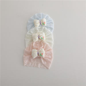 Nouveau-né bébé fille chapeaux Offre Spéciale infantile <span class=keywords><strong>Bonnet</strong></span> été mince Style chapeau 0-10 <span class=keywords><strong>mois</strong></span> - Product Image 5