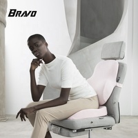 Bravo bureau coin siège oreiller mousse à mémoire siège voiture chaise coussins coccyx coussins de siège