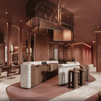 Meubles de salon de coiffure haut de gamme sur mesure, vitrines de luxe, mobilier professionnel pour salon de beauté, rénovation d'intérieur de boutique
