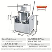Hervidor automático comercial Máquina para hacer palomitas de maíz Caramelo industrial Equipo para hacer palomitas de maíz Maquinaria de procesamiento de alimentos