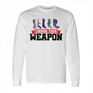 Camiseta de manga larga con gráfico de arma a elección para jugador de laser tag Phaser, ropa para juegos - Product Image 2
