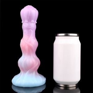 Colorful Flower Inflatable <b>Dildo</b> With Big Knot Beginner Silicone Inflatable Butt Plug for Anal Training Stretching Adult Sex Toy - Product Image 5