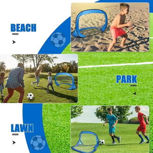 Buts de football pop-up pour enfants | Filet de but de football d'arrière-cour facile à installer | Mini cible de football portable pour l'entraînement - Product Image 5