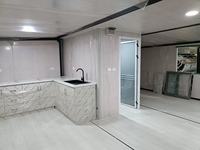 Maison pliable temporaire à double aile extensible