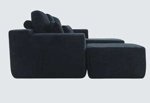 105.7" Cloud Sectional <b>Sofa</b> Set U-Shaped Modular Design Modern Fabric Upholstery for Apartment & Hotel Living/Bedroom Use - Product Image 5