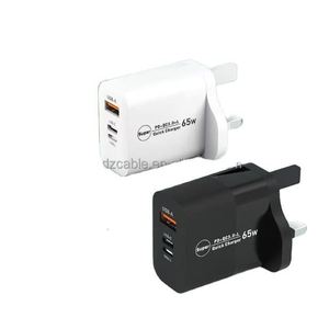 เครื่องชาร์จ USB 65W ชาร์จเร็ว USB+2 พอร์ต Type-C ของแท้ พกพาสะดวก ชาร์จได้หลายอุปกรณ์ ใช้ได้ทั่วโลก - Product Image 6