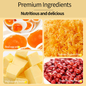 ขนมพัฟไข่แดง ขนมจีน ของว่างแช่แข็ง ผลิตภัณฑ์ซีเรียลและพาสต้า ขายส่ง เค้กกรอบไข่แดง - Product Image 4