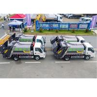 Camion à ordures compacteur Foton 4X2 de 5,8 mètres cubes, petit chargeur de déchets pour les zones résidentielles et l'assainissement municipal
