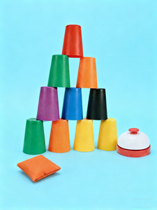 Mini jeu <span class=keywords><strong>de</strong></span> construction <span class=keywords><strong>de</strong></span> tasses empilables en plastique pour enfants, personnalisable OEM - Product Image 2