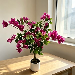 High Quality Real Touch <b>Artificial</b> Silk Bougainvillea <b>Trees</b> Durable Indoor Desktop Plants - Product Image 4