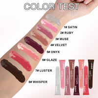 GUOCUI BIO TECH Gloss à lèvres imperméable personnalisé avec logo, maquillage de luxe, teinte à lèvres longue durée, effet repulpant, vente en gros, beauté liquide