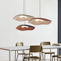 Luminaire suspendu style Wabi Sabi en forme de feuille de lotus, simple et moderne, pour restaurant, bar, comptoir, chambre à coucher, chevet, maison d'hôtes, ambiance créative