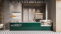 Ensemble de café en bois 2022, Design moderne, pour intérieur de café, Bar, boulangerie, vente au détail, meubles, fabrication